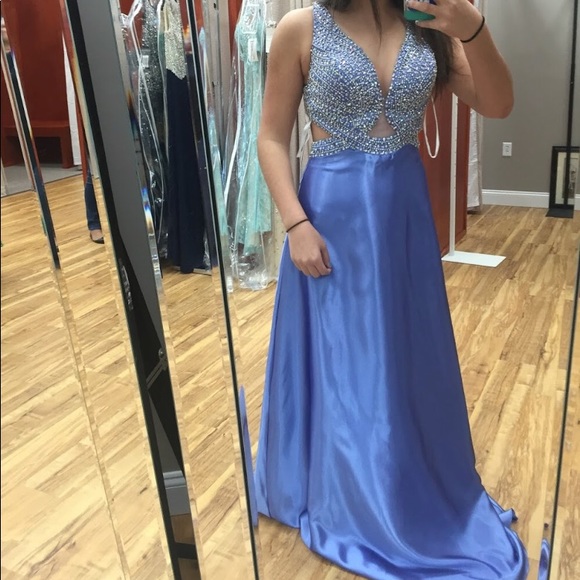 jovani periwinkle dress